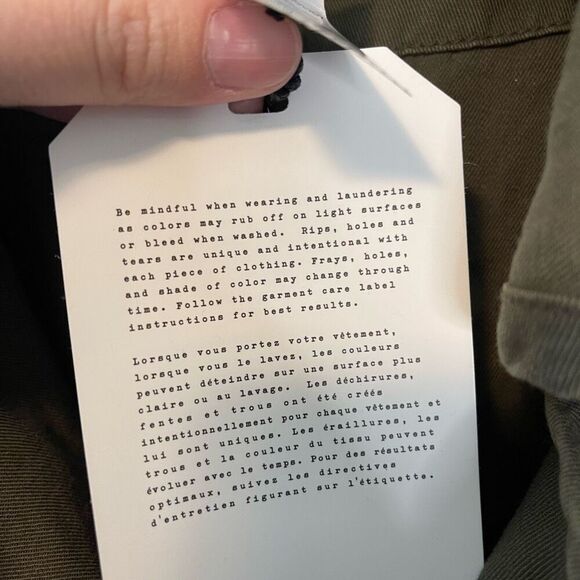 Current/Elliott The Reny Infantry Jacket Size 1 NWT - Picture 6 of 9